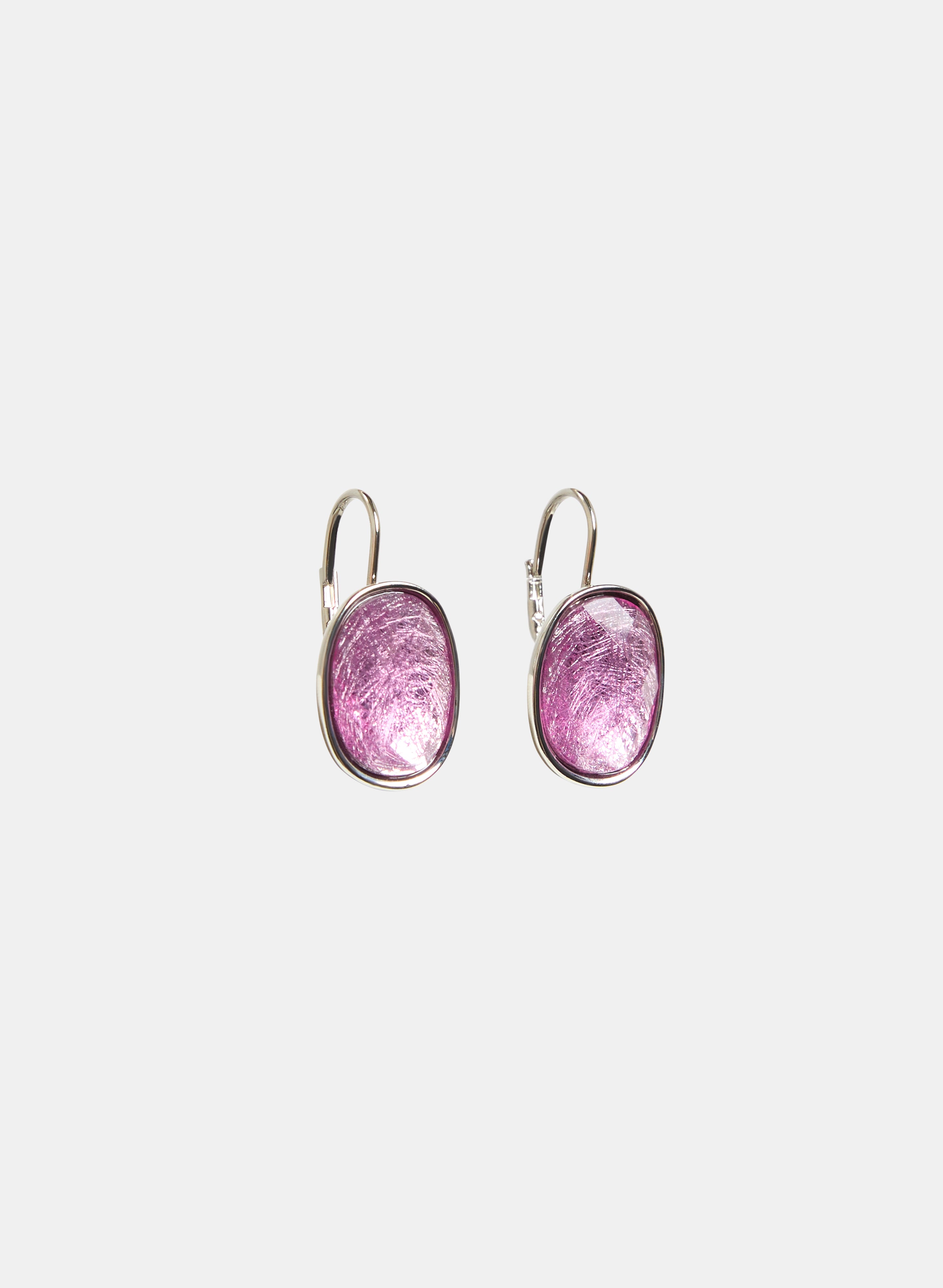 Faceted Oval Stone Earrings for Women - Elegant Dangle Jewelry for Party, Wedding & Everyday Wear