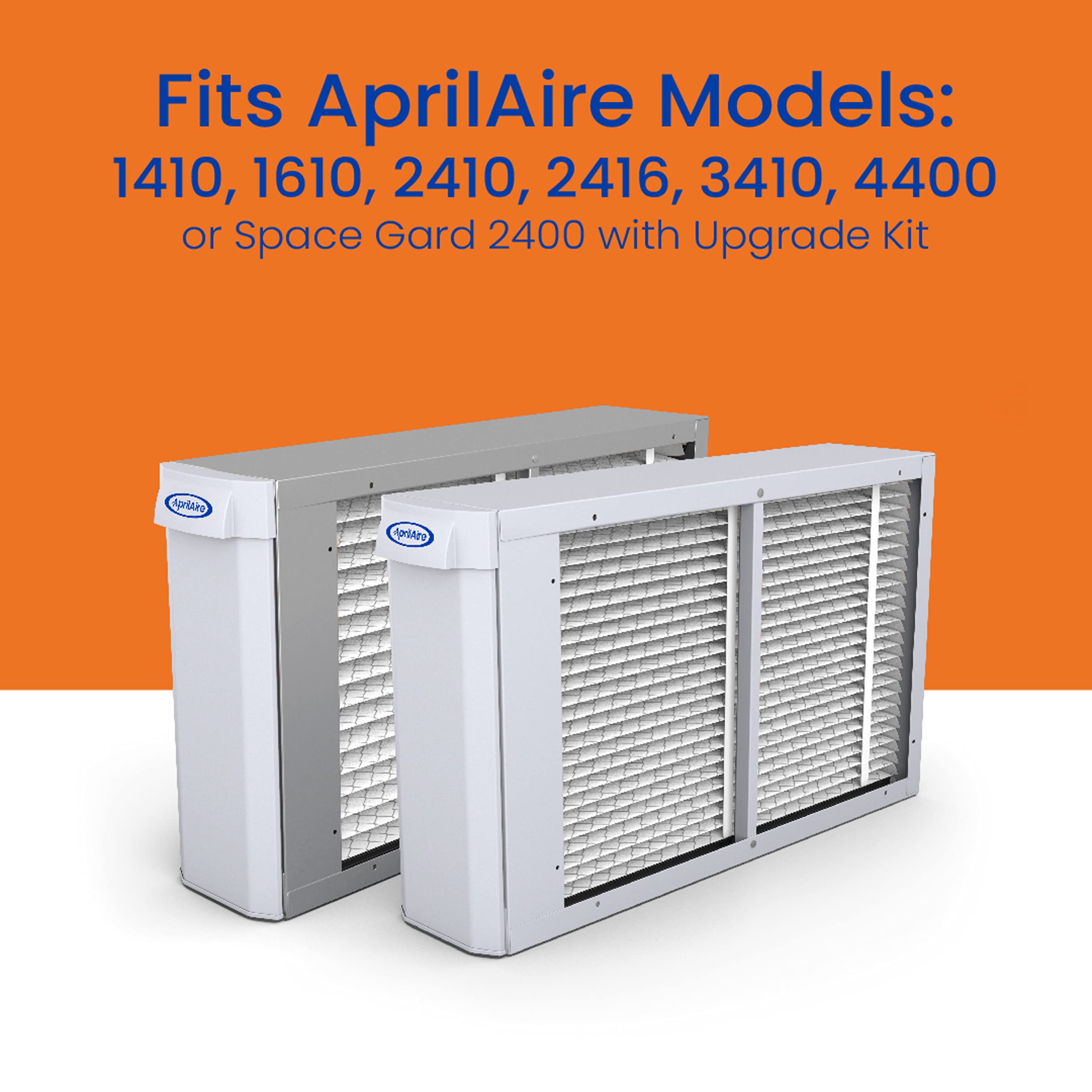 AprilAire 413 Replacement Air Filter 16x25x4 MERV 13 for Whole House Air Purifiers - 4 Pack | Healthy Home & Allergy Relief | Ideal for HVAC Systems, Bedrooms & Living Rooms