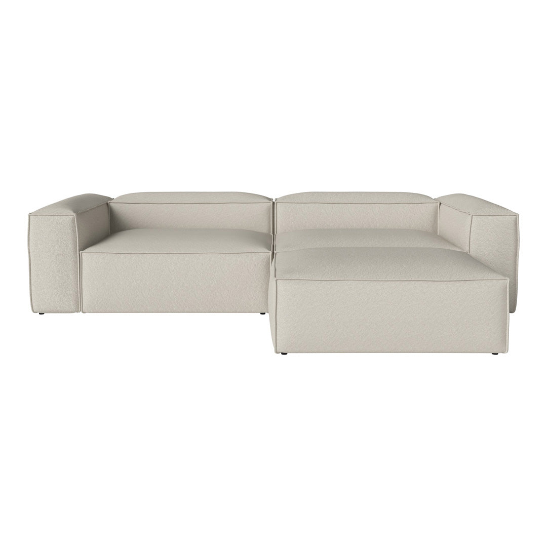 Cosima 2 Seater Sofa with Large Pouf - Modern Living Room Furniture for Small Spaces, Apartment & Lounge Comfort - Perfect for Relaxing, Entertaining & Compact Home Decor