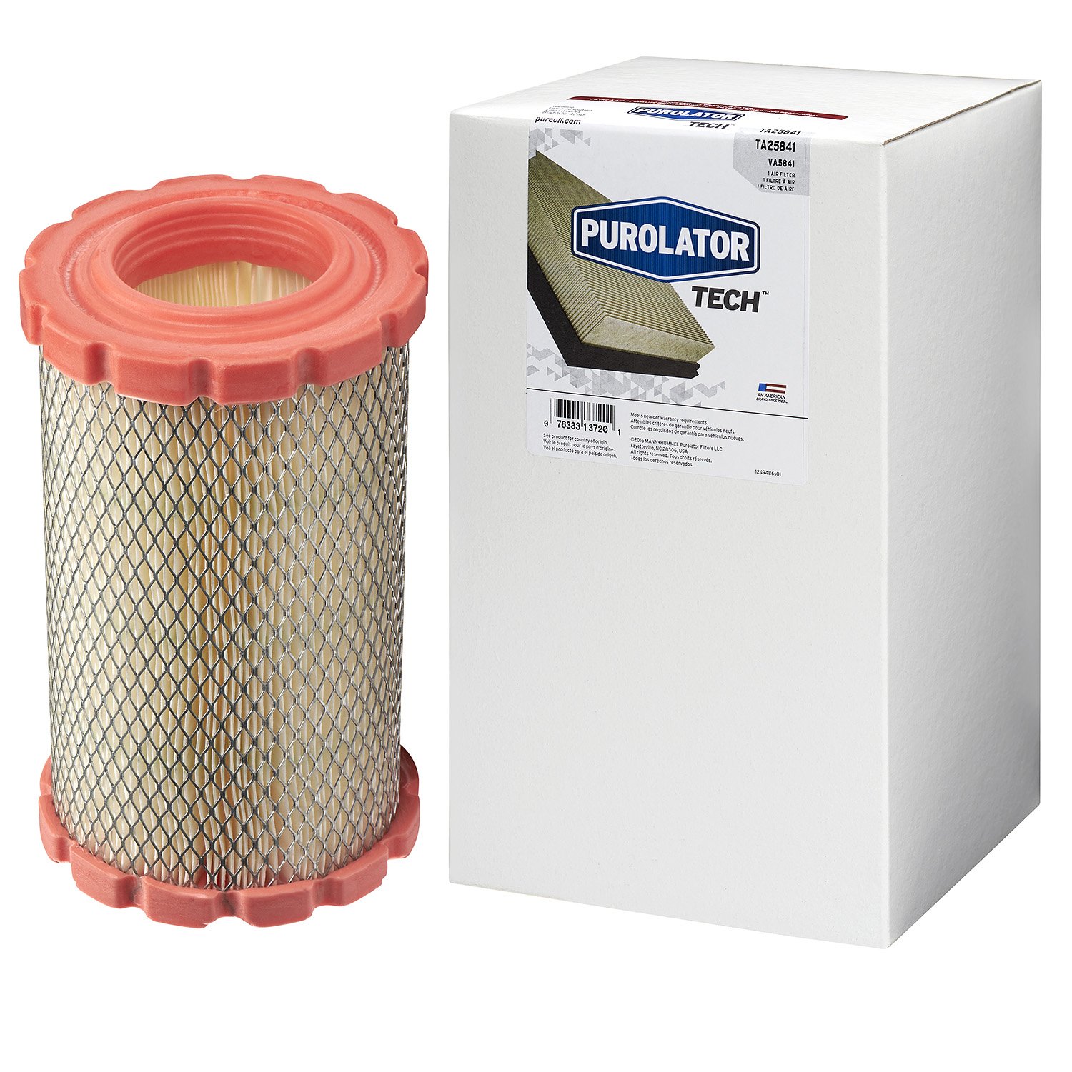 Purolator TA25841 PurolatorTECH Air Filter Replacement - High Performance Engine Air Filter for Cars & Trucks | Perfect for Daily Commuting & Off-Road Adventures