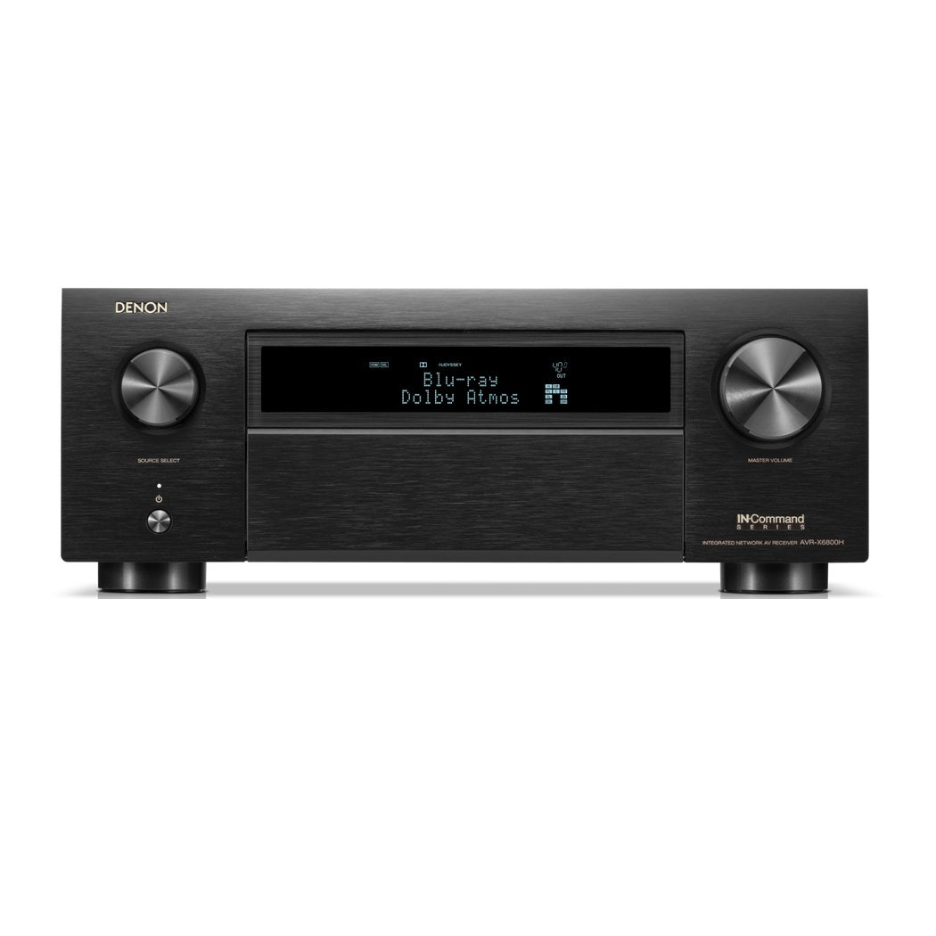 Denon AVR-X6800H 8K Ultra HD 9.4 Channel AV Receiver with Dolby Atmos, IMAX Enhanced & HEOS Built-in - Home Theater System for Movies, Music & Gaming
