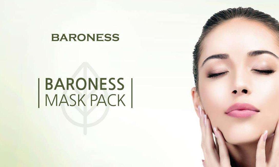 Baroness Pomegranate Sheet Mask - Hydrating & Brightening Facial Mask (Pack of 2) | Korean Skincare for Glowing Skin - Perfect for Spa Night & Self-Care Routine