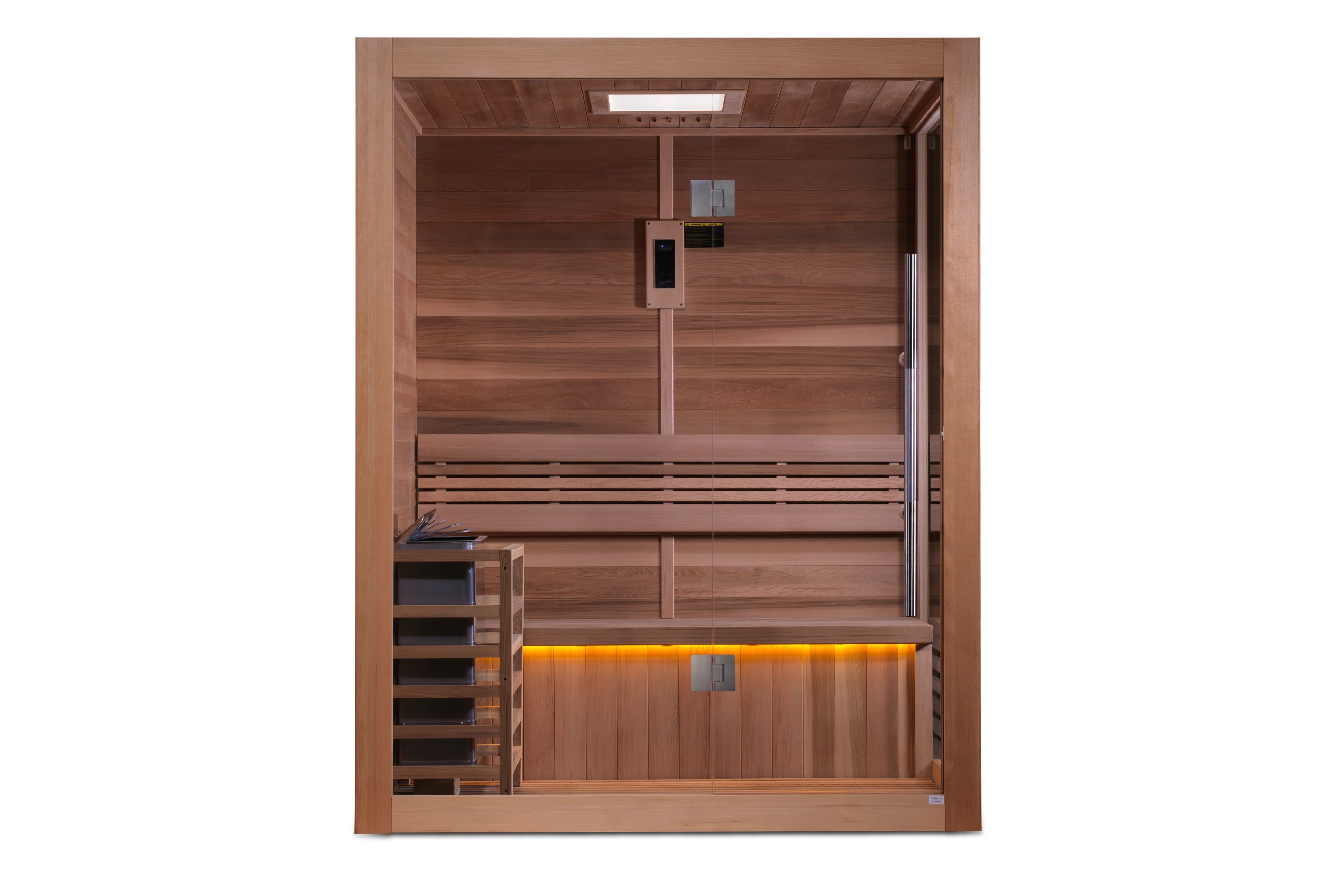 Golden Designs Hanko Edition 2 3-Person Indoor Traditional Sauna - Relaxation & Detox for Home Spa Experience