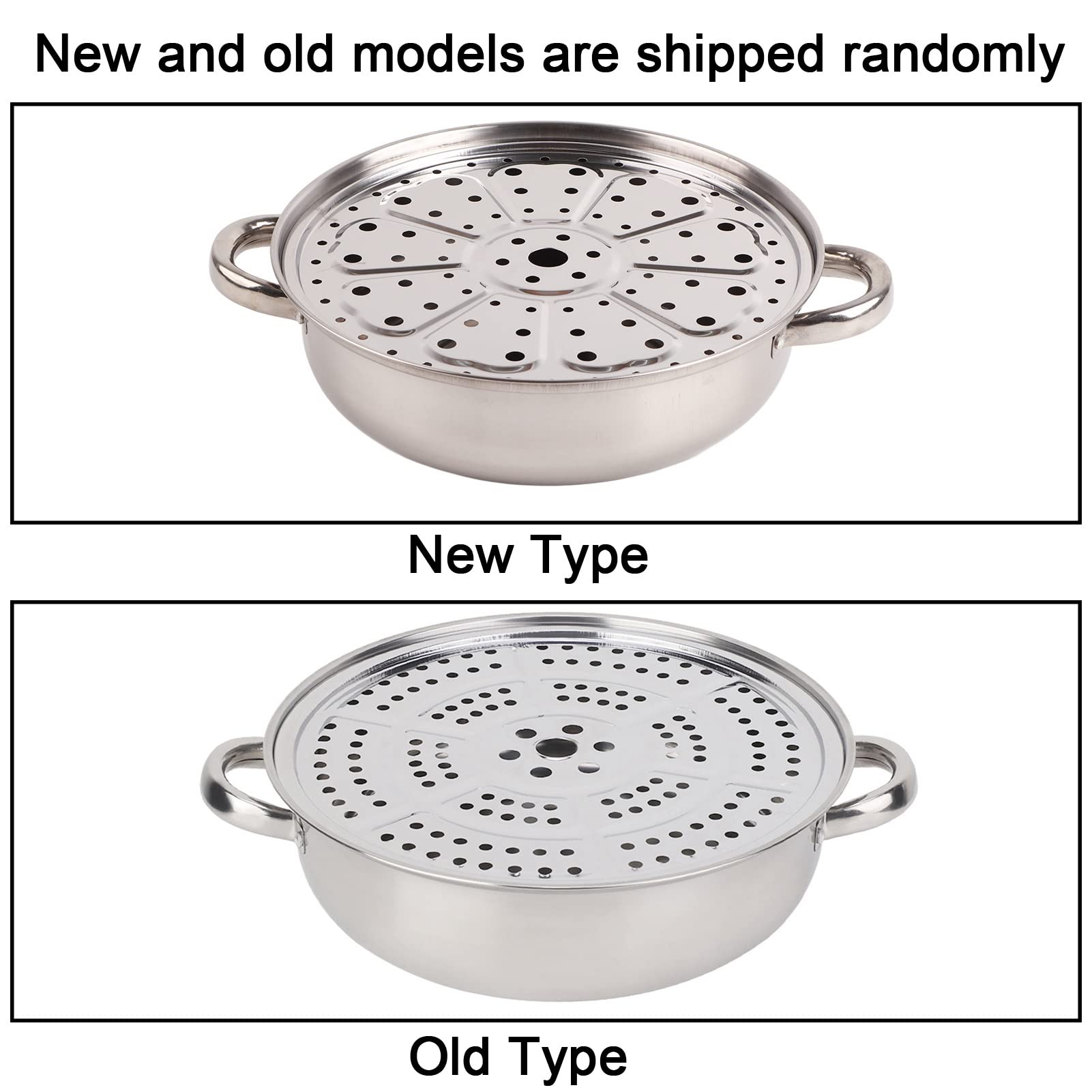 28CM Stainless Steel Steamer Basket with Lid - Single Layer Stockpot for Cooking, Hotpot & Food Steaming | Durable Kitchen Cookware for Home & Restaurant Use | Perfect for Boiling, Steaming Vegetables & Making Soups