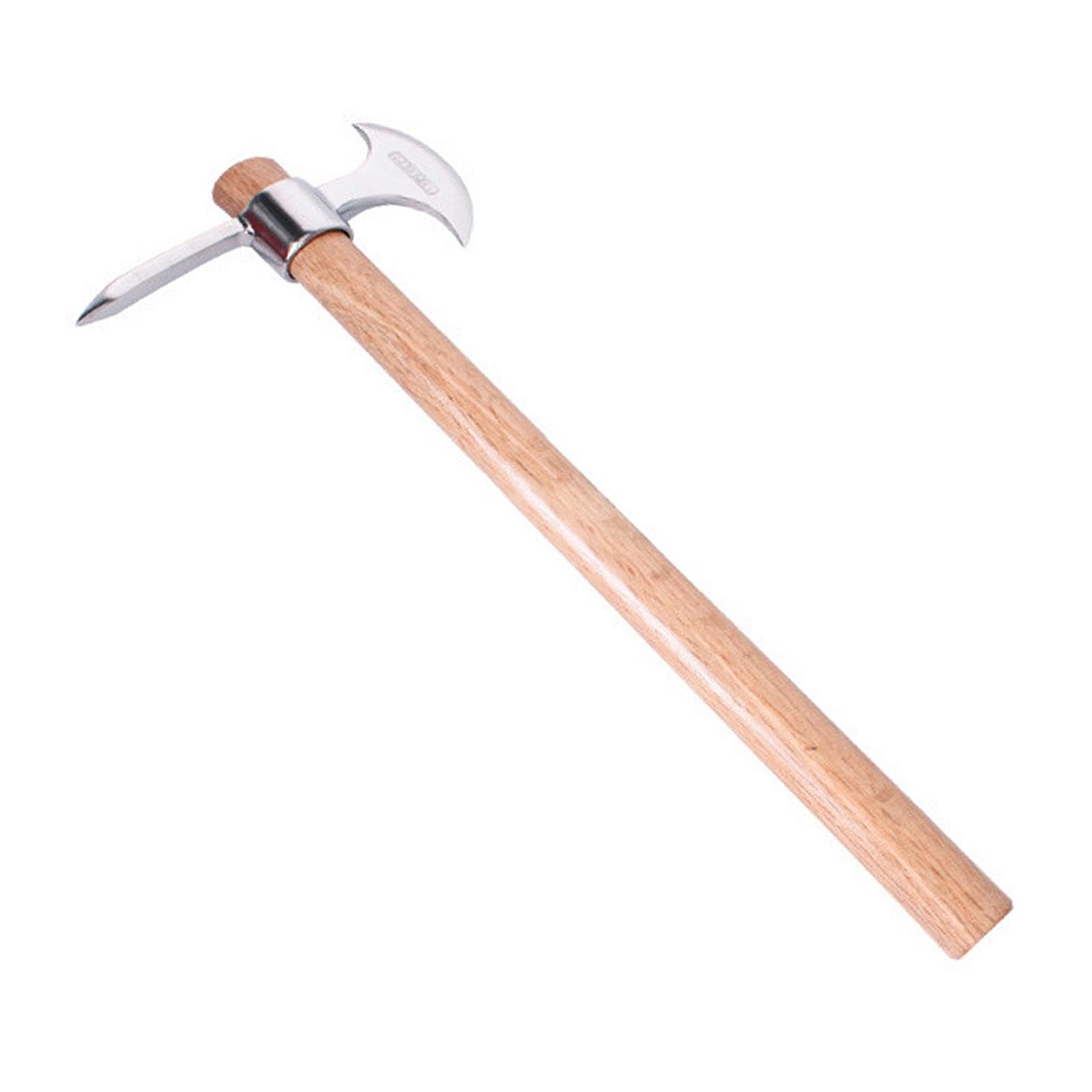 Premium Stainless Steel Pickaxe - Heavy Duty Gardening Tool for Digging, Planting & Weeding - Ergonomic Handheld Mattock for Garden, Yard & Landscaping - Ideal for Soil Cultivation, Trenching & Outdoor Projects