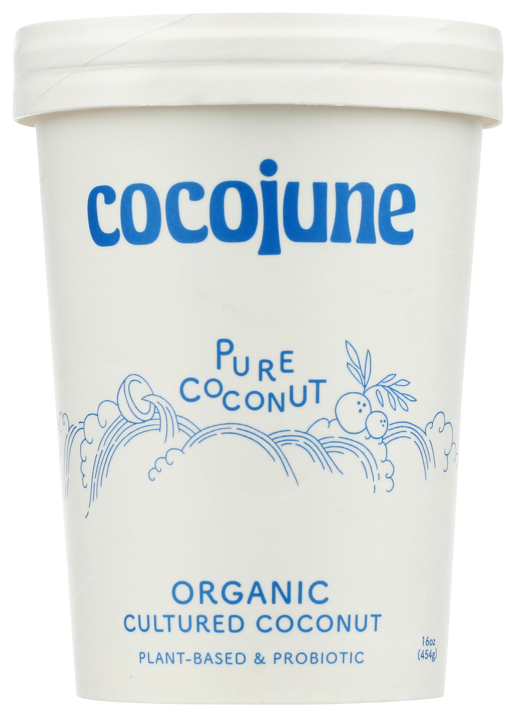 Organic Pure Coconut White by Cocojune - 1 Lb (16oz) | Natural, Vegan, Gluten-Free | Perfect for Baking, Smoothies & Healthy Snacks