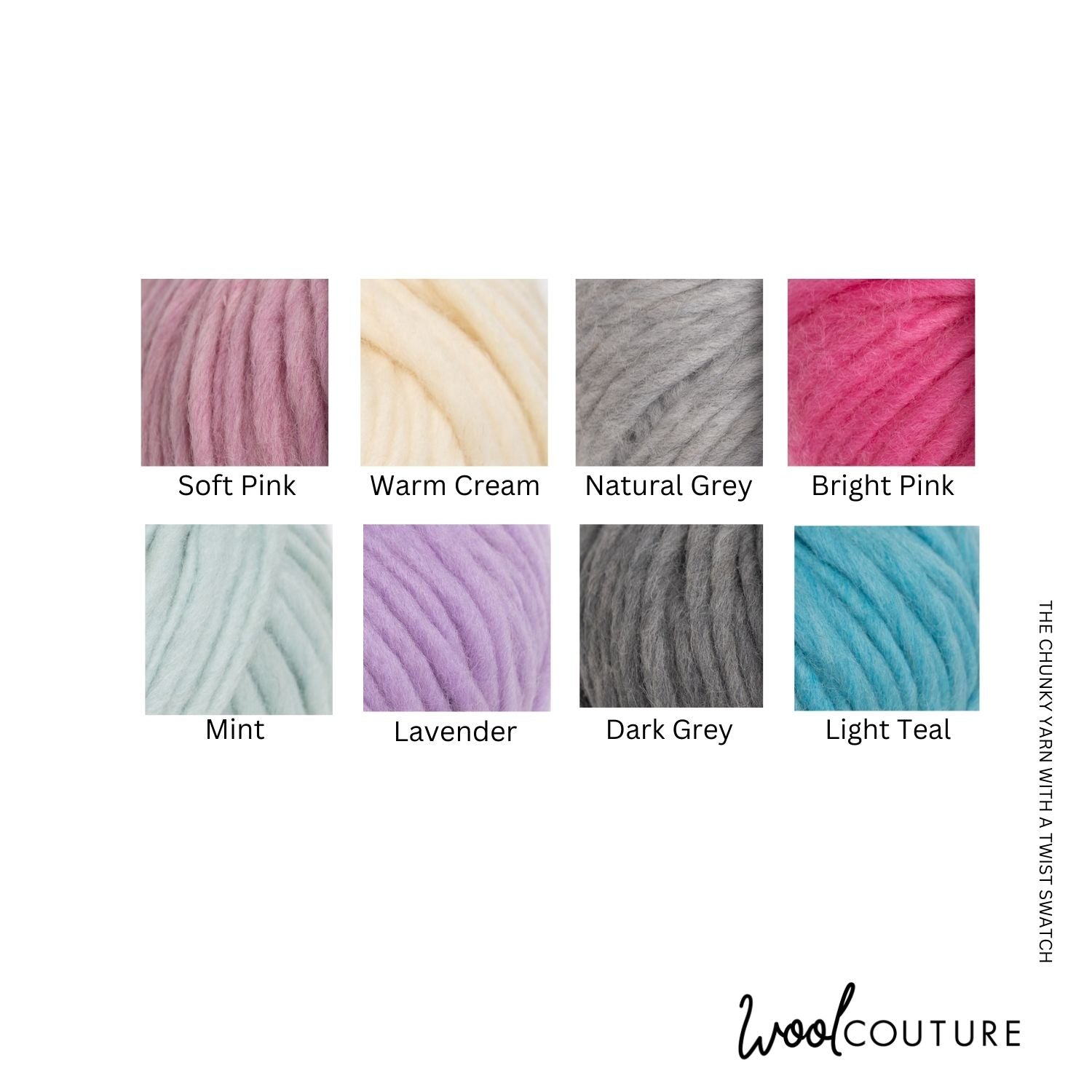 Chunky Yarn for Knitting & Crochet - 100g Soft Bulky Wool Ball - Perfect for Blankets, Scarves & DIY Crafts