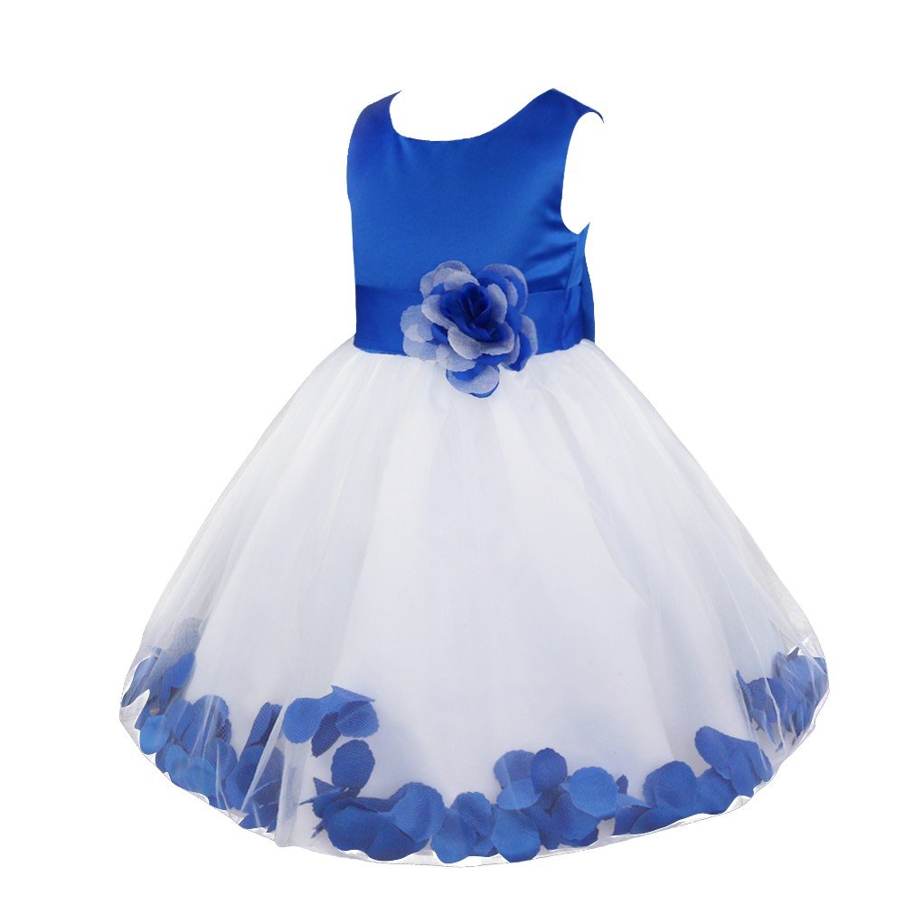 CHICTRY Floral Bow Princess Wedding & Bridesmaid Dresses - Elegant Pageant Party Gowns for Flower Girls | Perfect for Formal Events, Proms & Special Occasions