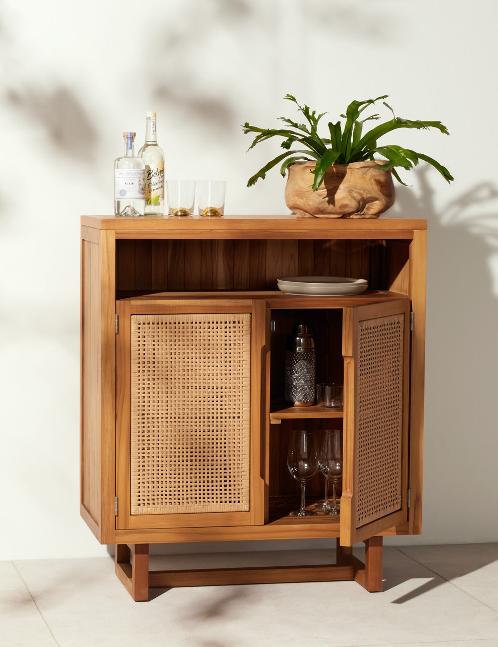 Anson Indoor/Outdoor Storage Cabinet - Durable Weatherproof Organizer for Home, Garage, Patio & Office - Perfect for Storing Tools, Toys, and Supplies