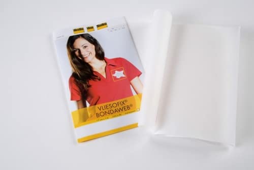 Iron On Fusible Bondaweb - Strong Fabric Adhesive for DIY Sewing & Quilting - Perfect for Clothing Repairs, Craft Projects & Home Decor (Pack of 5)