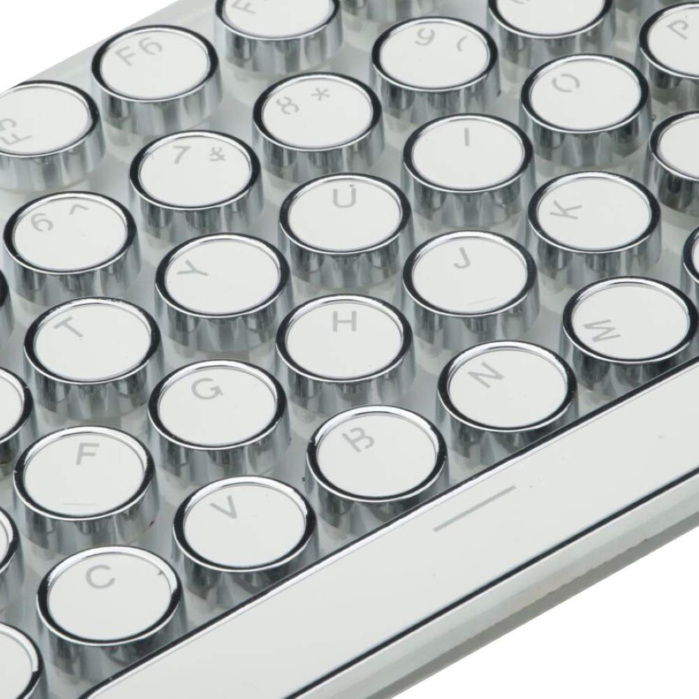 PBT Keycap Set - 104Pcs Cherry MX Compatible Mechanical Keyboard Keycaps (White) - Perfect for Gaming, Typing & Office Work