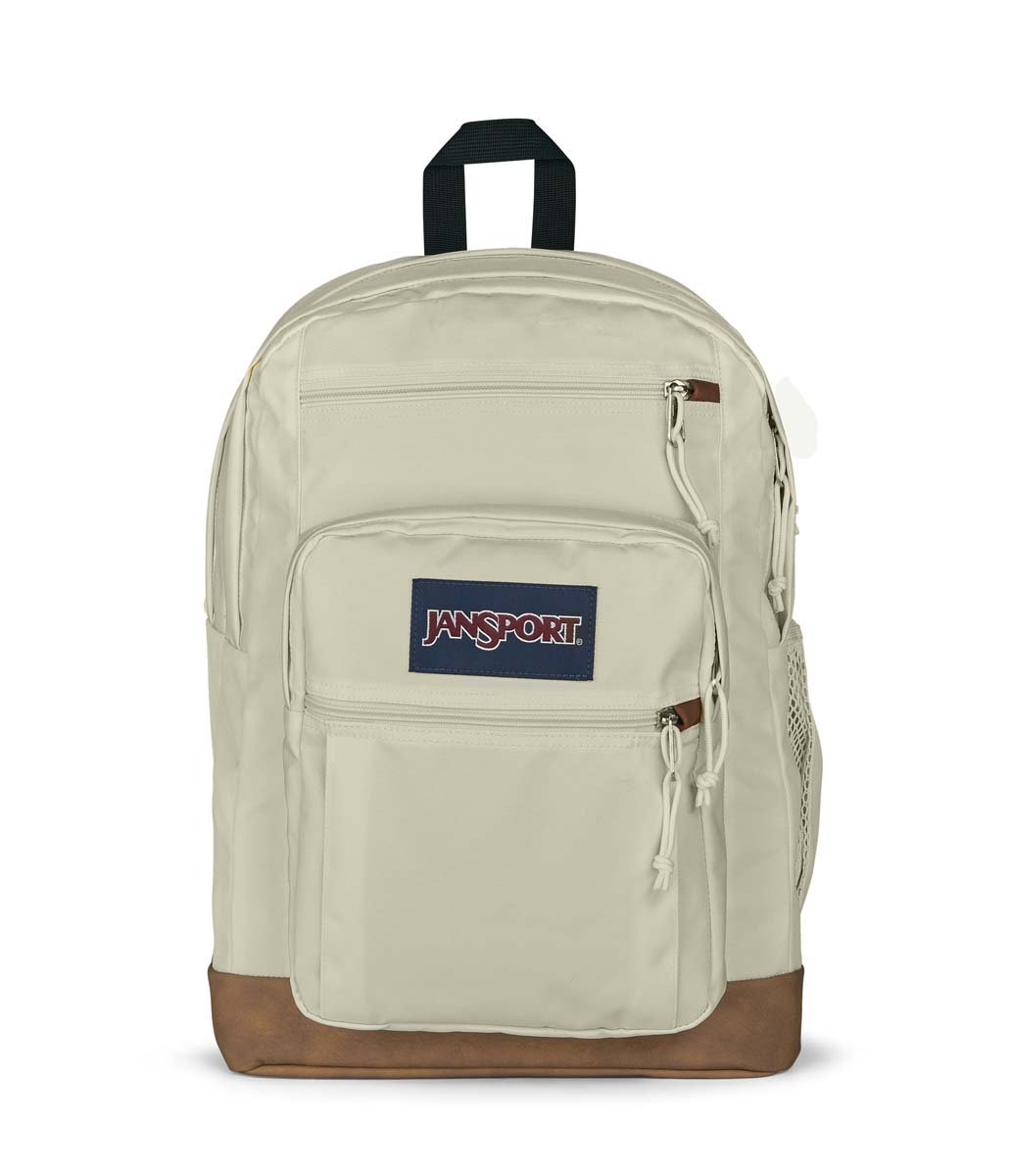 JanSport Cool Student Backpack for School & Travel - Lightweight Laptop Backpack with Padded Straps, Durable Water-Resistant Material (Coconut Color) - Perfect for College, High School & Everyday Use