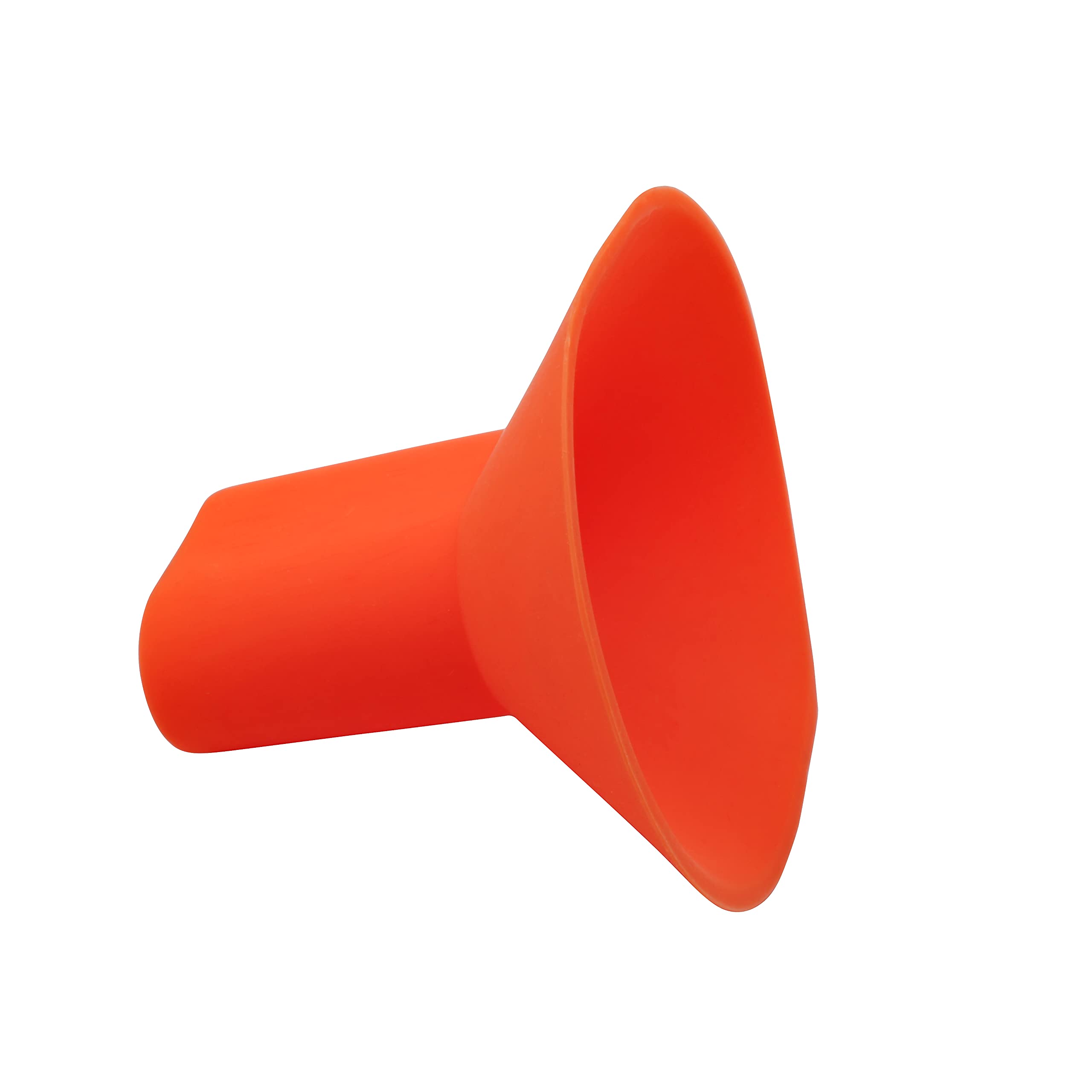 SAUTVS Orange Silicone Funnel for Can-Am UTVs, Motorcycles, Cars, Boats & Trucks - Durable, Flexible & Leak-Proof (1PC) - Perfect for Oil Changes, Fuel Transfer & Fluid Maintenance