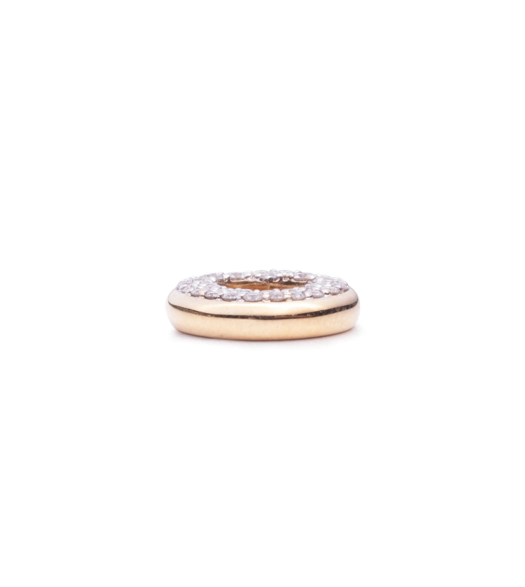 Pave Diamond Side Love Heartbeat Ring - Elegant Jewelry for Anniversaries, Engagements & Romantic Gifts