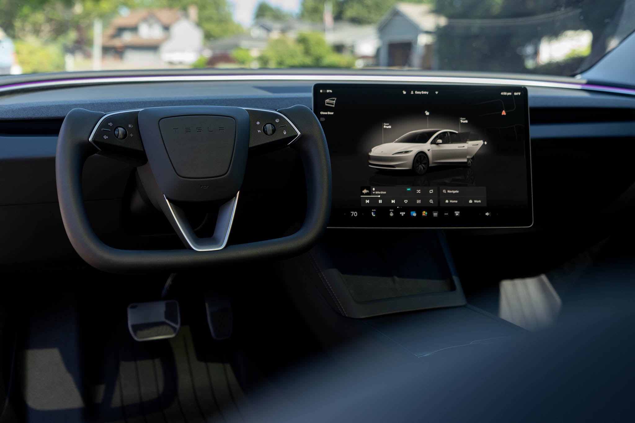 Tesla Model 3 & Y Screen Swivel Bracket (2017-2025) - Adjustable Dashboard Mount for Better Viewing Angle | Perfect for Navigation, Entertainment & Comfortable Driving