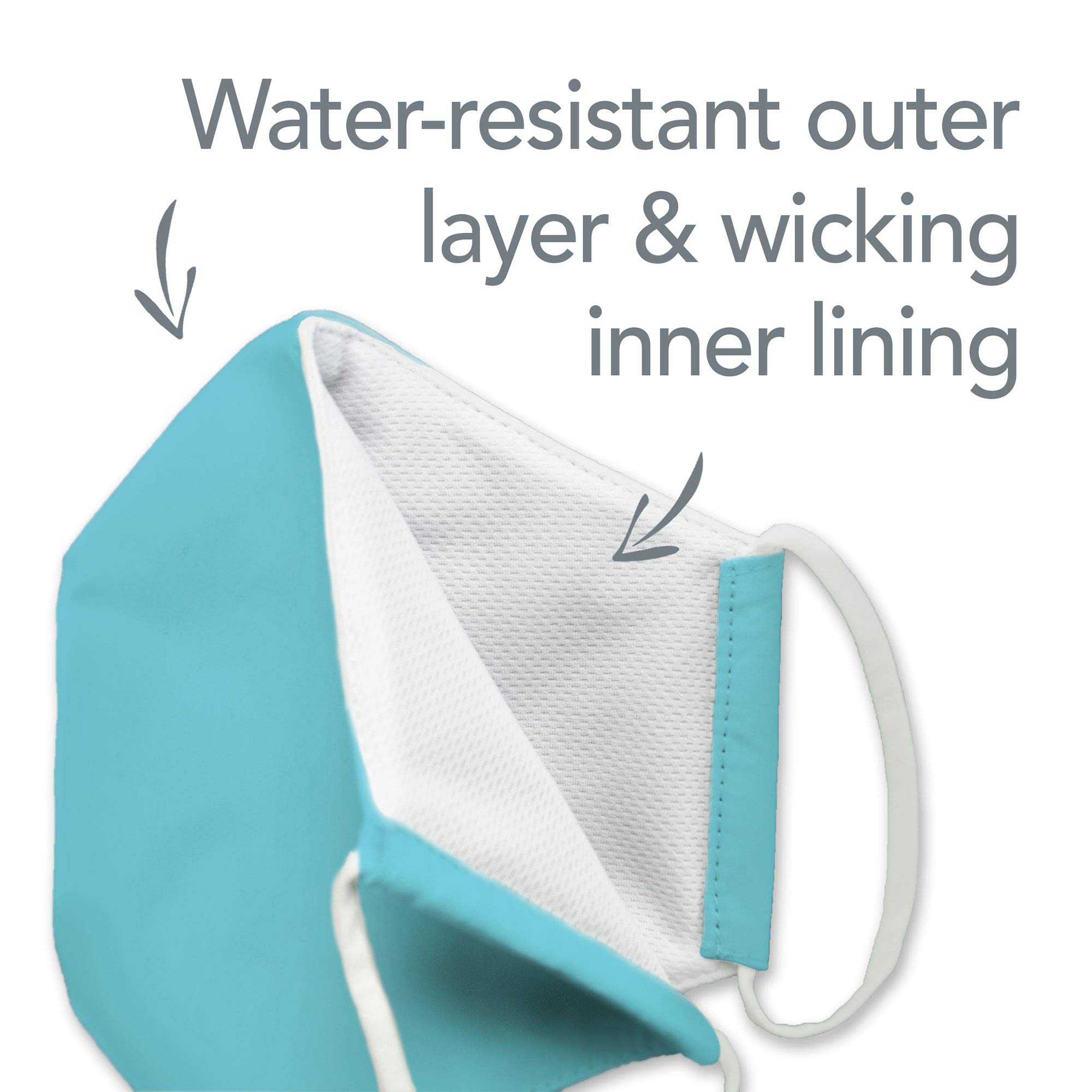 i play. by green sprouts Reusable Face Mask for Kids - Soft, Breathable & Washable Fabric - Perfect for School, Playtime & Outdoor Activities