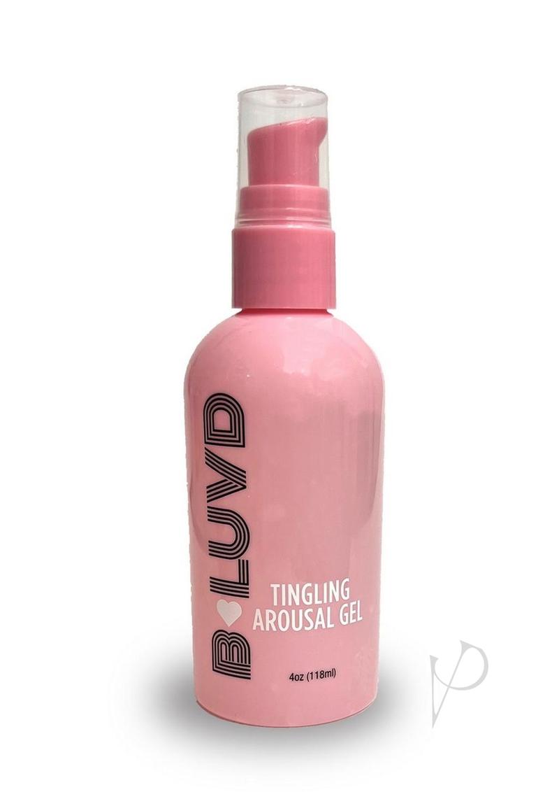 B Luvd Arousal Gel - 4oz Sensual Massage Oil for Couples - Enhance Intimacy & Pleasure - Perfect for Romantic Nights & Spicy Moments