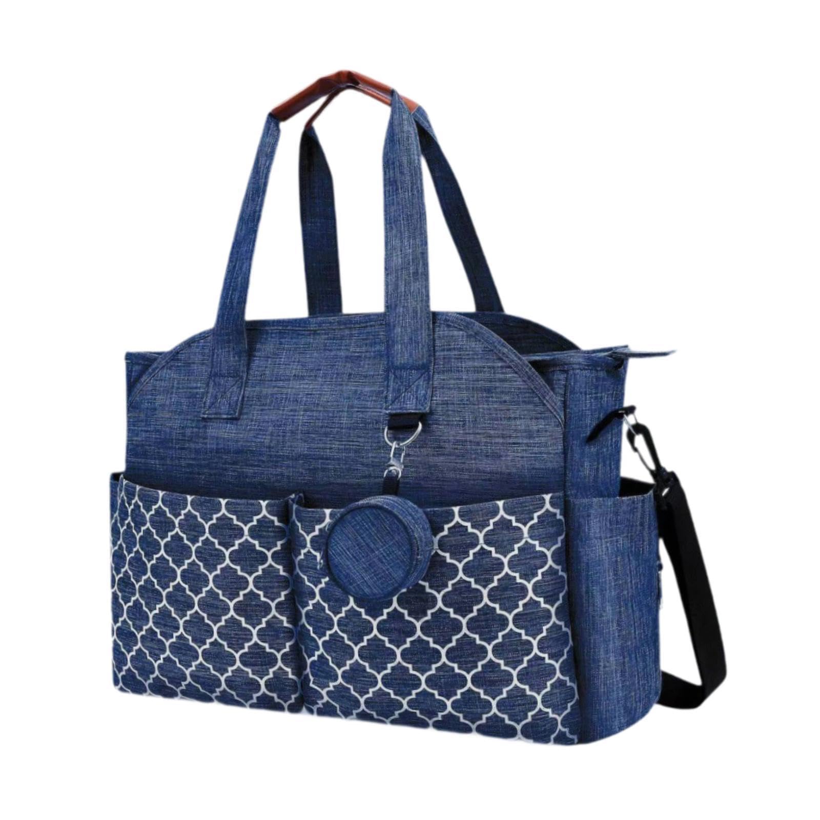 TTETTZ Multifunctional Diaper Tote Bag for Moms - Large Baby Nappy Bag with Shoulder Strap, Insulated Bottle Pocket & Organizer - Perfect for Travel, Daycare & Family Outings