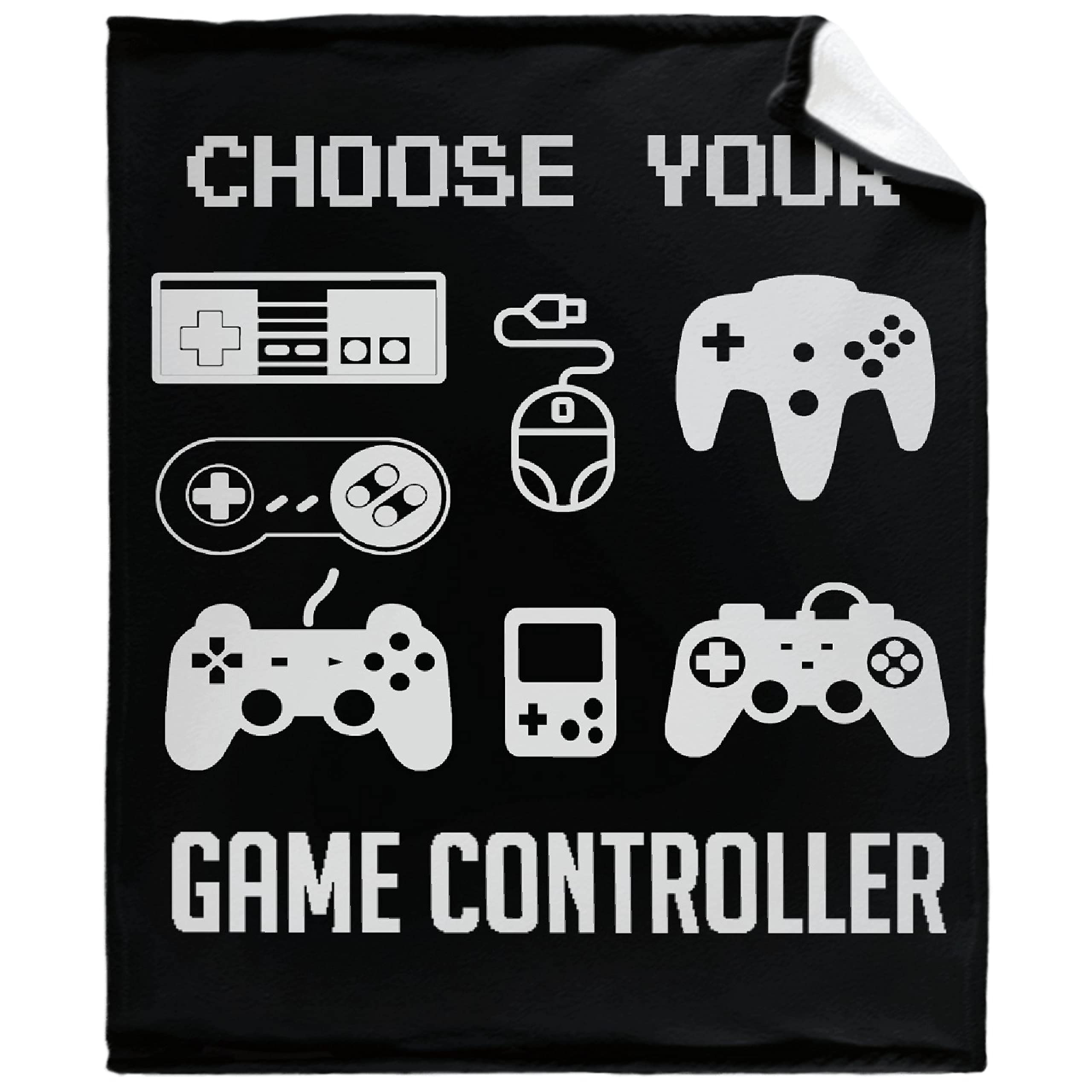 ASoftblak Gamer Fleece Throw Blanket - Ultra Soft Fluffy XL 120
