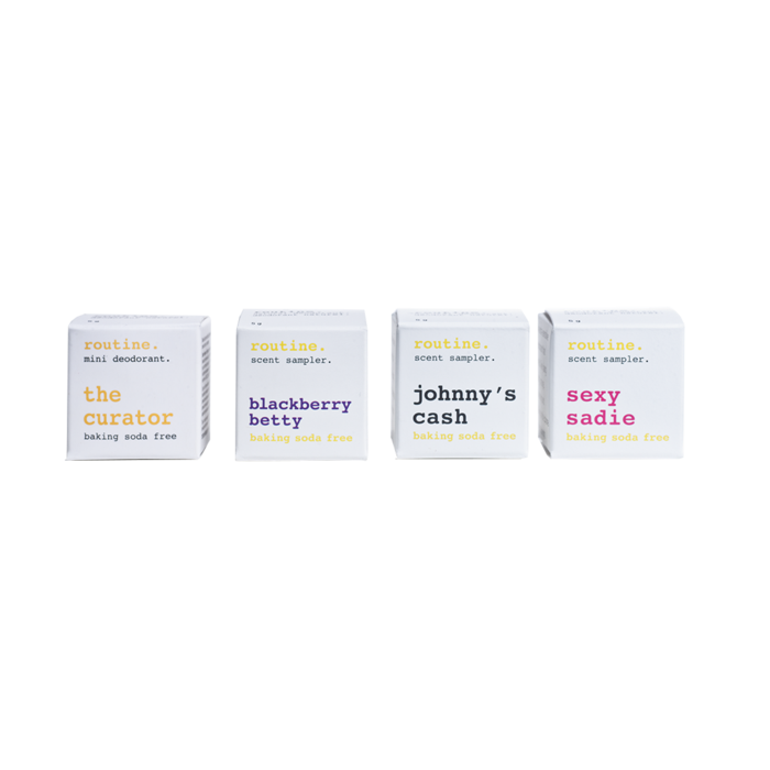 Smooth Operators Mini Natural Deodorant Kit - Organic, Aluminum-Free Deodorant for Women & Men - Travel Size, Vegan & Cruelty-Free - Perfect for Gym, Work & Daily Freshness