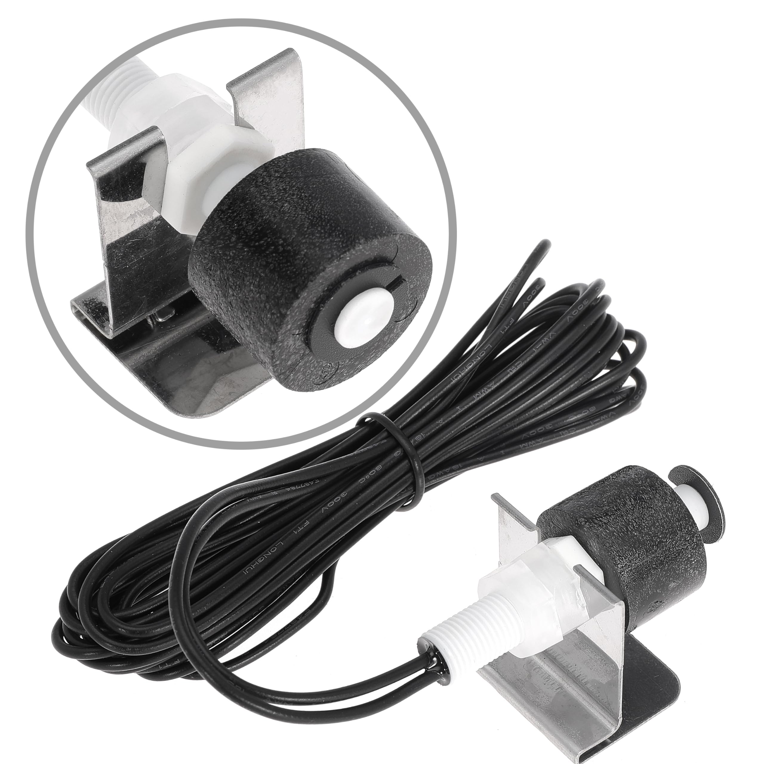 SS3 Float Switch Condensate Overflow Switch (15Pcs) - Replacement for HVAC Drain Pan 97647 - Works with Primary & Auxiliary Drain Pans - Prevents Water Damage from AC Unit Condensation Leaks - Ideal for Home, Office and Commercial HVAC Systems