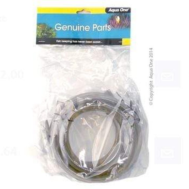 Aqua One Hose 12mm 2pk - Compatible with Aquis 500, 700, 550, 750, Nautilus 600, 800, Ocellaris 850 (Model 10663) - Replacement Hose for Aquarium Filters & Water Pumps - Perfect for Fish Tank Maintenance & Water Changes