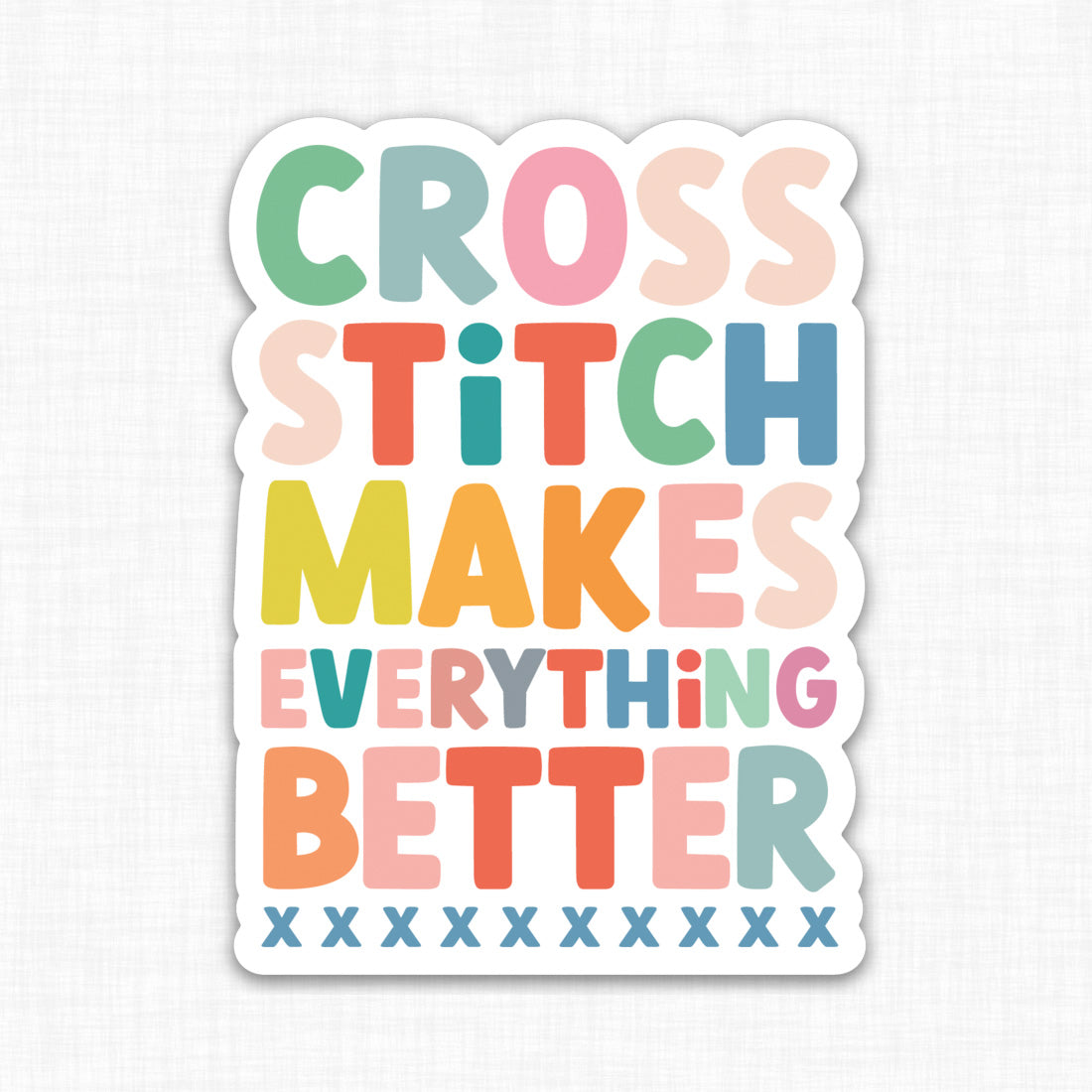 Stitchy Stickers - Premium Cross Stitch Stickers for DIY Crafts, Scrapbooking & Home Decor | Perfect for Journals, Planners & Gift Wrapping