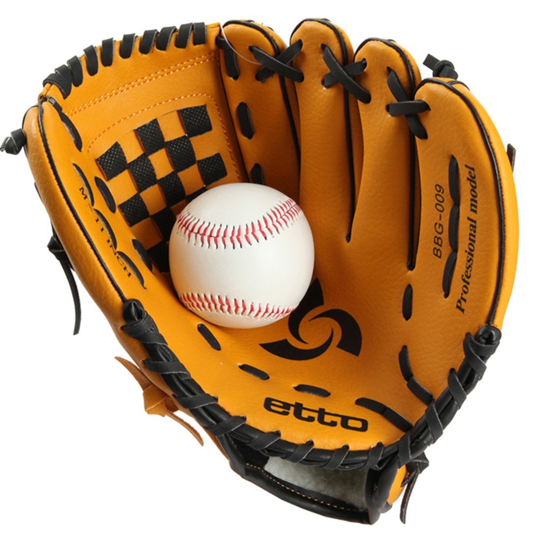 Kafeimali Adult Baseball Gloves - Premium Leather Mitts for Men & Women - Perfect for Training, Games & Sports Fans
