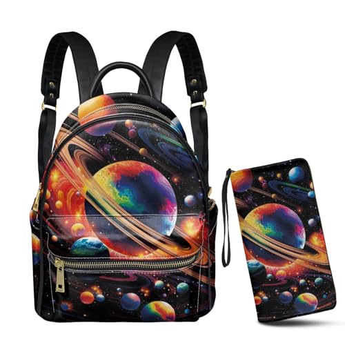 Neon Colorful Planet Galaxy