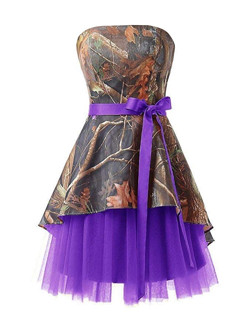 Ci-ONE Short Homecoming Dress | Camo Wedding Dress | Tulle Prom Dress for Women | Perfect for Parties, Dances & Special Occasions