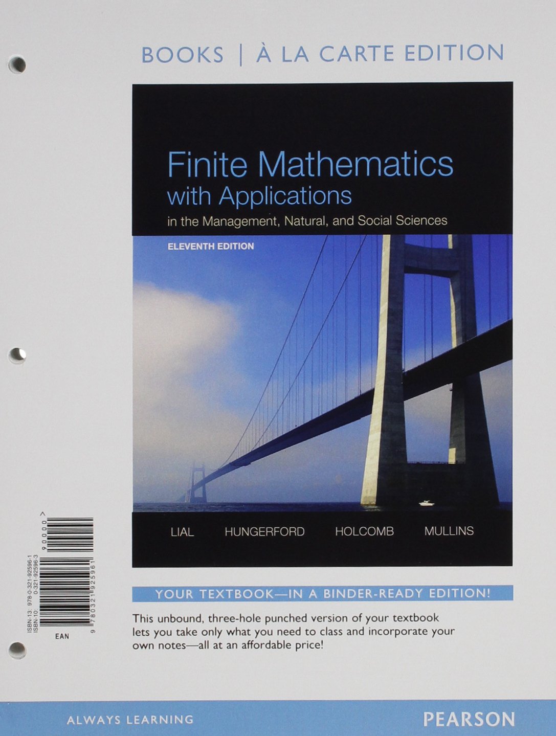 Finite Mathematics with Applications in Management, Natural & Social Sciences - Loose Leaf Edition | Ideal for College Students & Professionals in Business, Science & Economics