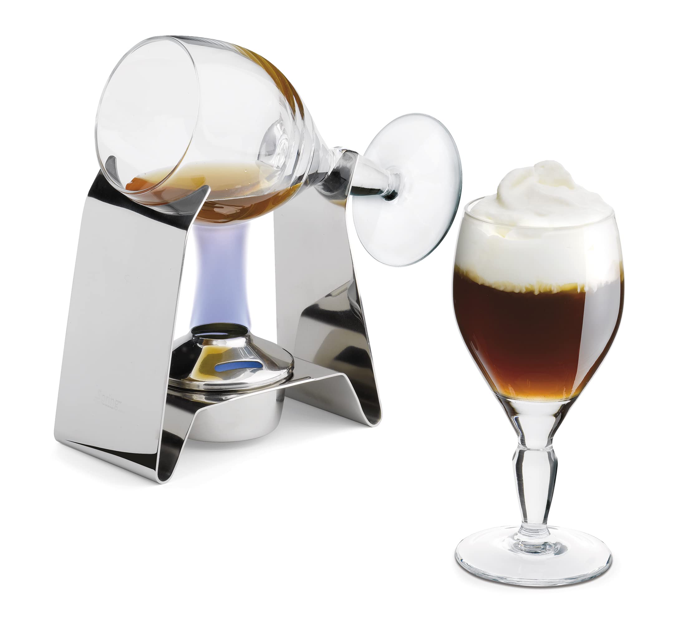 Premium Irish Coffee Gift Set with 2 Glass Mugs - Perfect for St. Patrick's Day, Christmas Gifts & Cozy Winter Evenings by the Fireplace