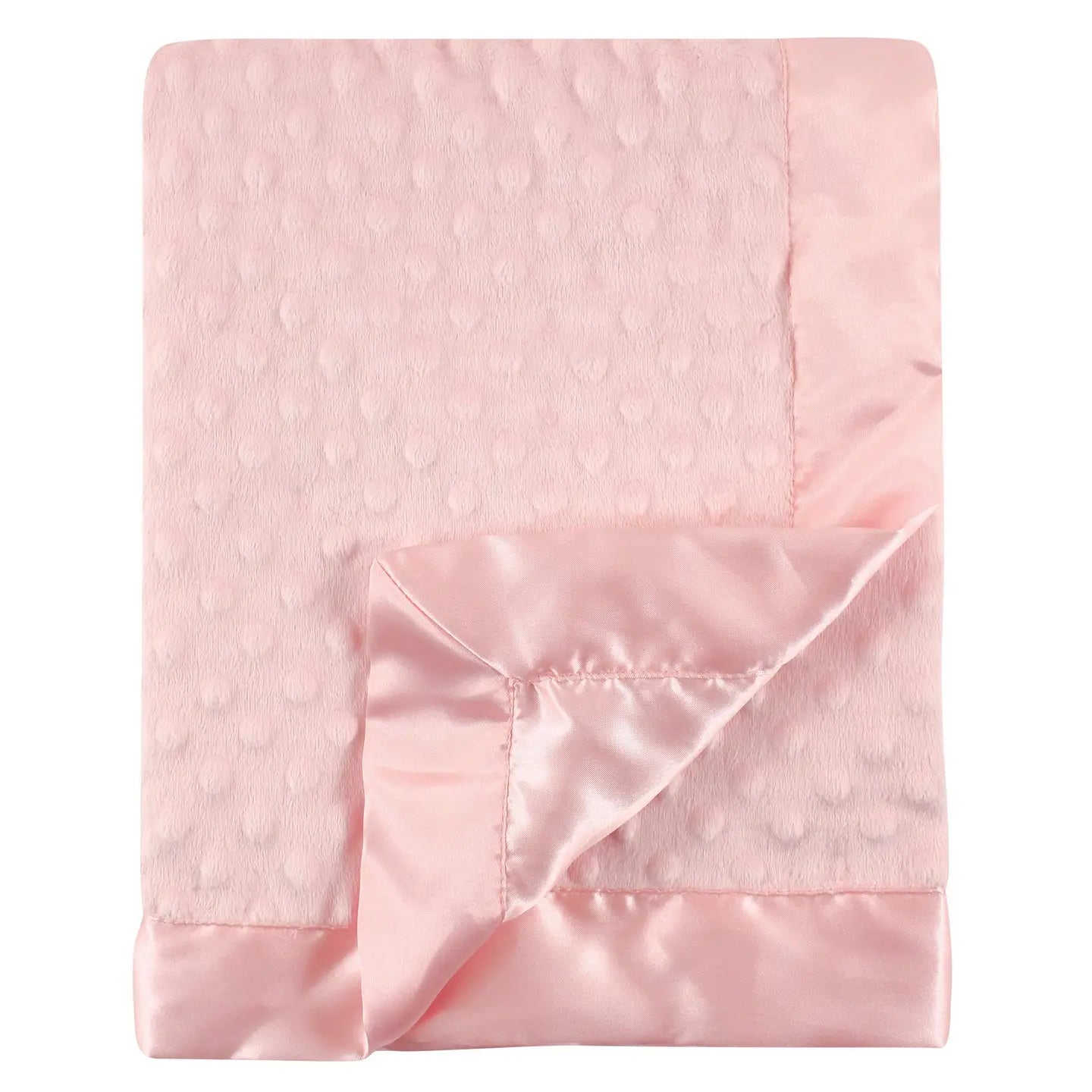 Soft Pink Minky Plush Blanket - Ultra Cozy & Luxurious Fleece Throw for Bed, Couch, and Travel - Perfect Gift for Women, Girls, and Baby Shower