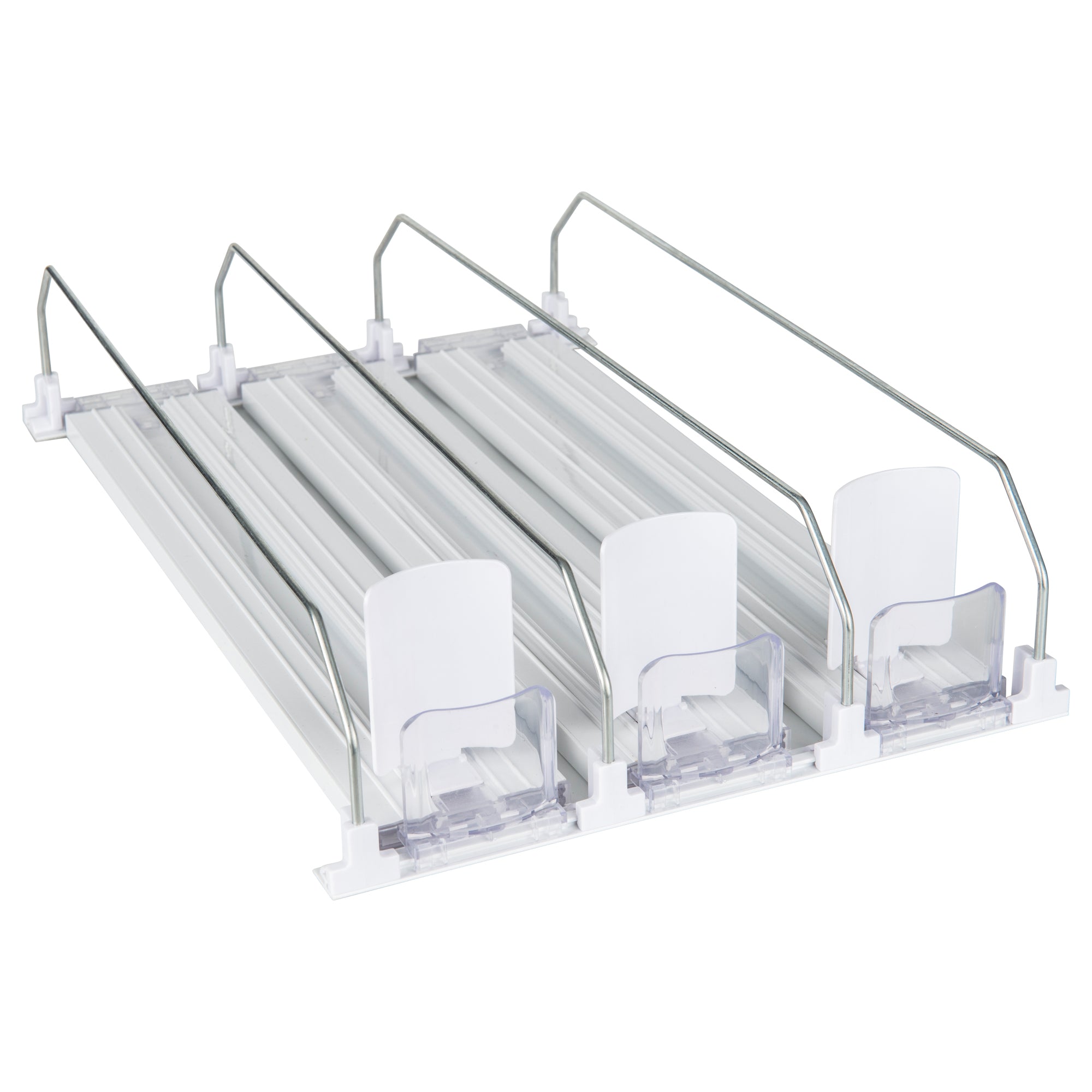 Sliding Can Dispenser - Space Saving Kitchen Organizer for Soda, Beer & Beverage Cans - Perfect for Pantry, Fridge or Party Use