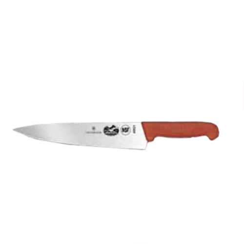 Victorinox 10-Inch Chef's Knife with Red Fibrox Handle – Professional Kitchen Knife for Slicing, Dicing & Chopping – Perfect for Home Cooks & Professional Chefs