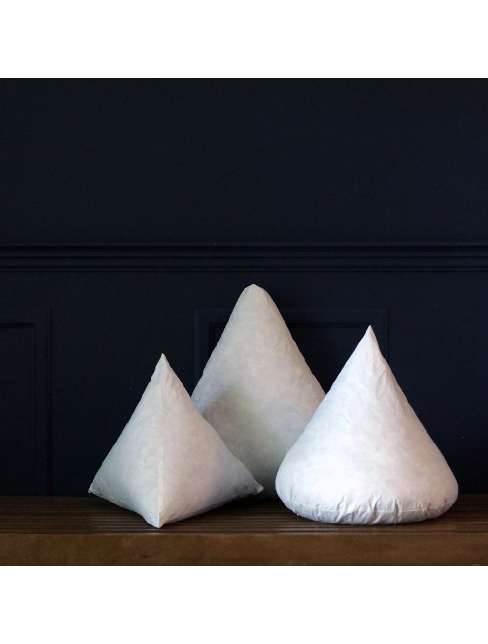 Premium Down Alternative Decorative Pillow Insert - Soft & Fluffy Cone Shape for Sofa, Bed, or Couch - Perfect Home Decor Accent for Living Room & Bedroom