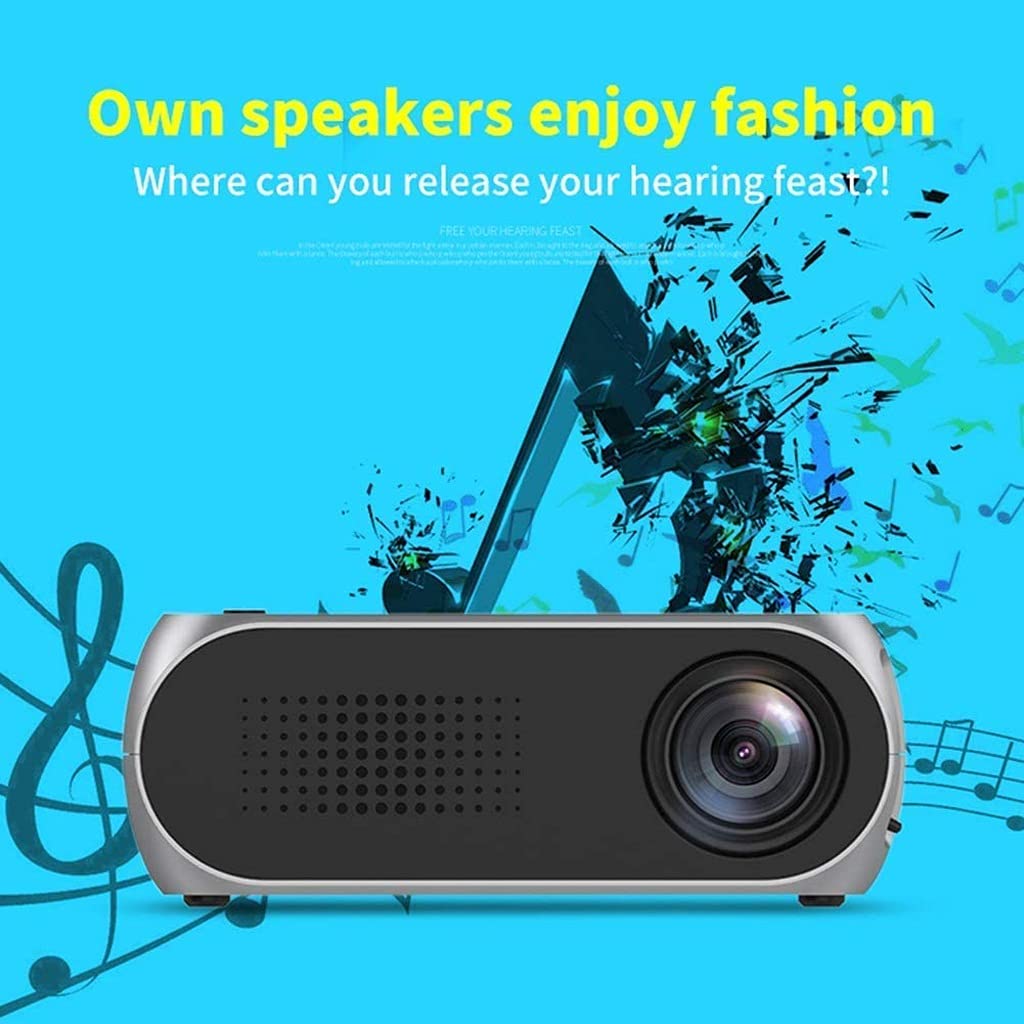 RYMMKOP 1080P HD LED Video Projector for Home Theater, Movies & Gaming - Portable Mini Projector with 1080P Support, Perfect for Indoor Entertainment, Outdoor Camping & Birthday Gifts