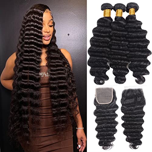 loose deep wave bundles with closure