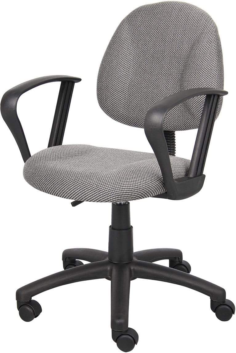 Boss Deluxe Ergonomic Posture Chair with Loop Arms [B317 BE] - Perfect for Office, Home & Gaming Comfort
