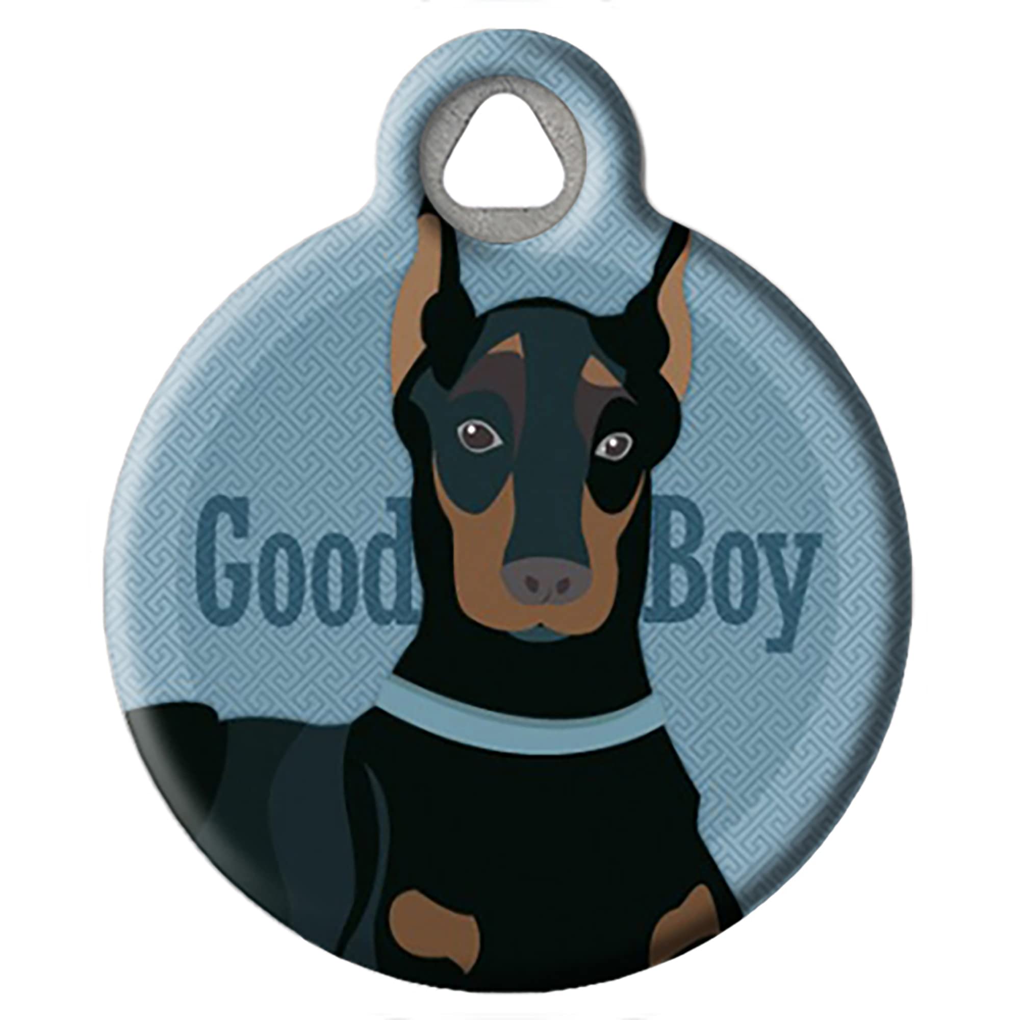 Doberman & Miniature Pinscher Dog ID Tag - Custom Engraved Pet Name Tag for Small Dogs & Cats - Perfect for Collars, Travel & Safety Identification