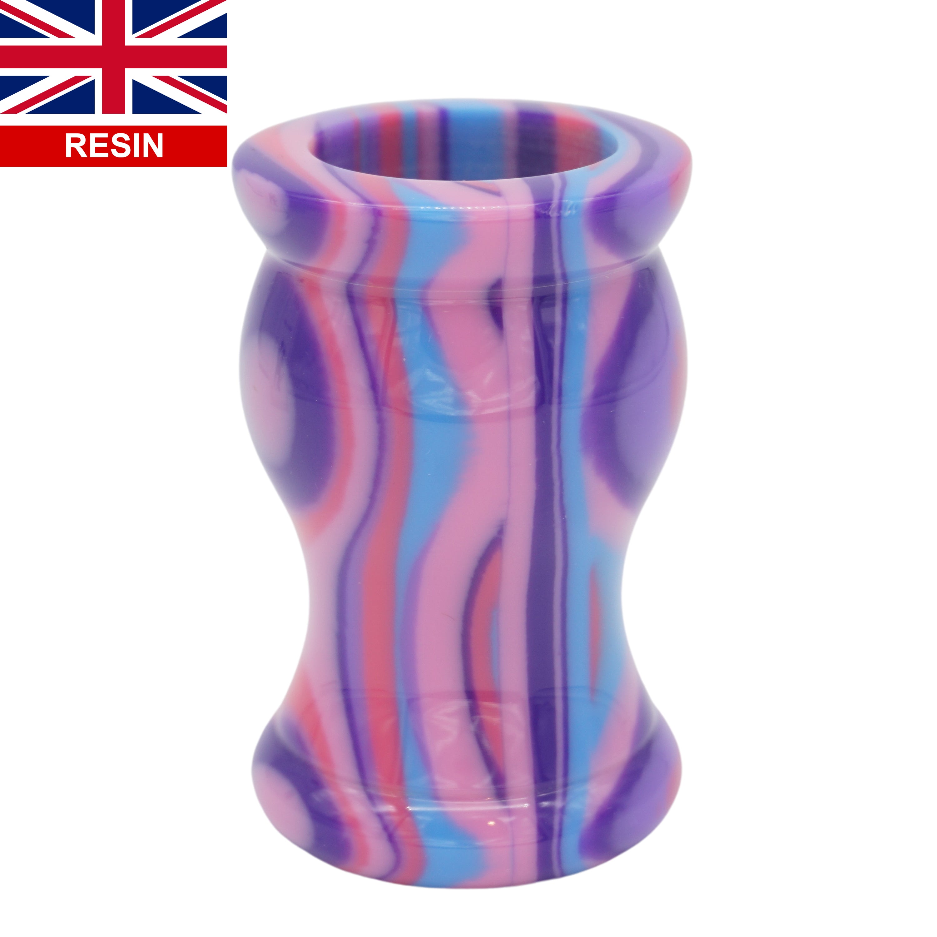 Premium Handcrafted Purple Haze Shaving Brush Handle - Fits 24mm & 26mm Knots - Perfect for Wet Shaving & Grooming Gifts for Men
