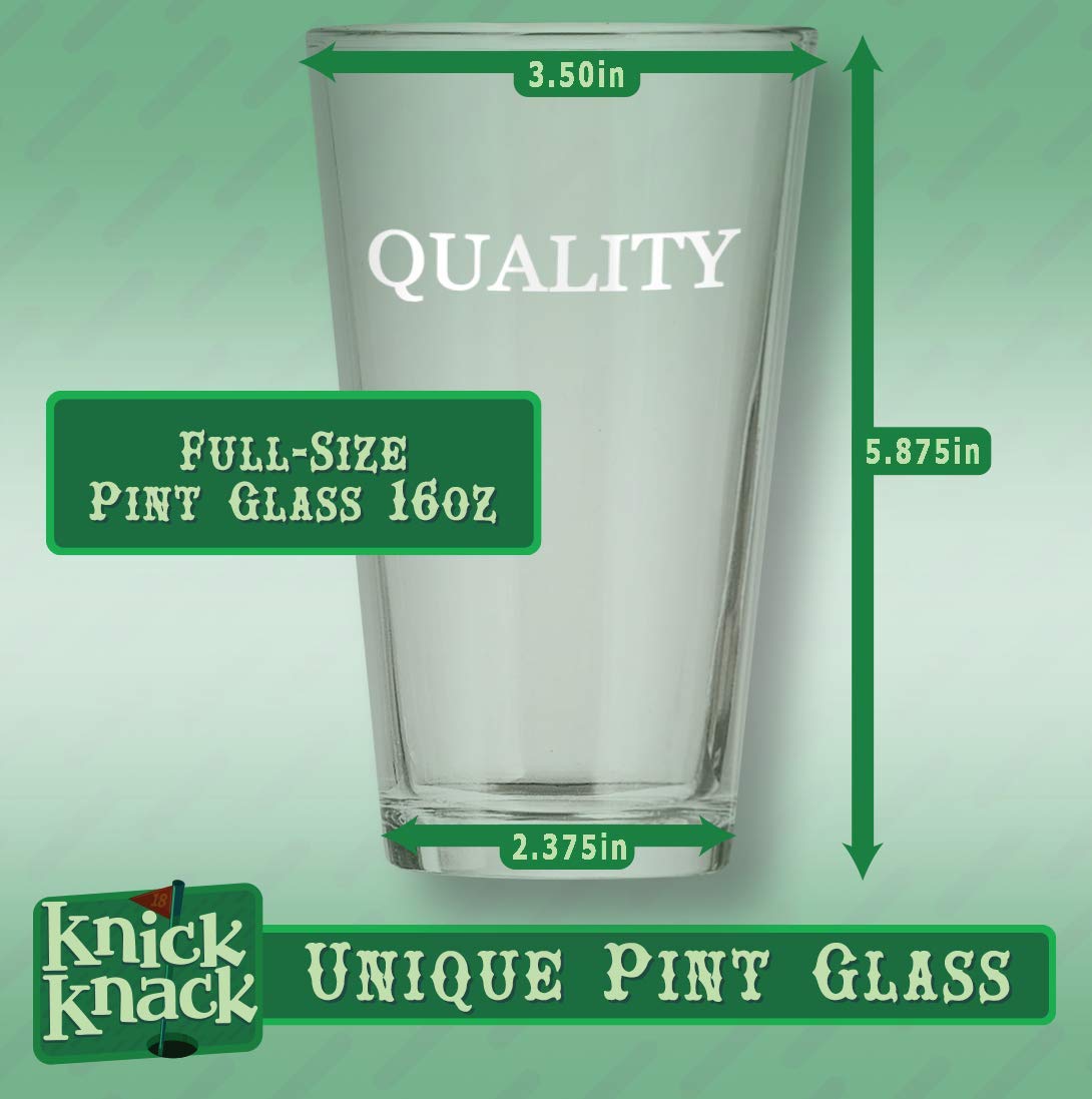 Custom Printed 16oz Glass Pint Mug with Personalized Text & Graphics - Perfect for Beer, Cocktails, and Home Bar Decor - Great for Parties, Weddings, and Corporate Gifts