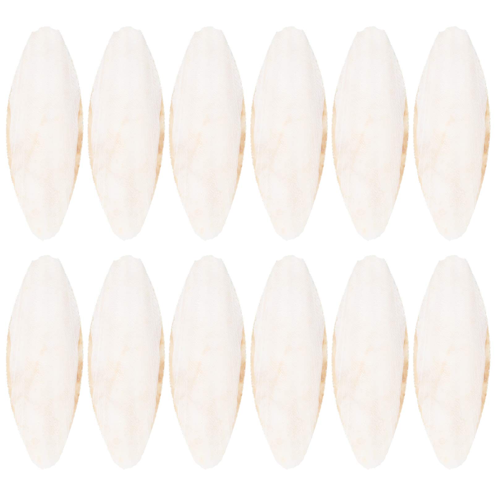 POPETPOP 12-Piece Bird Cuttle Bone Beak Grinder - Natural Parrot Chew Toy for Beak Trimming, Calcium Supplement & Pet Training | Size Variations | Perfect for Cage Enrichment & Bird Dental Care