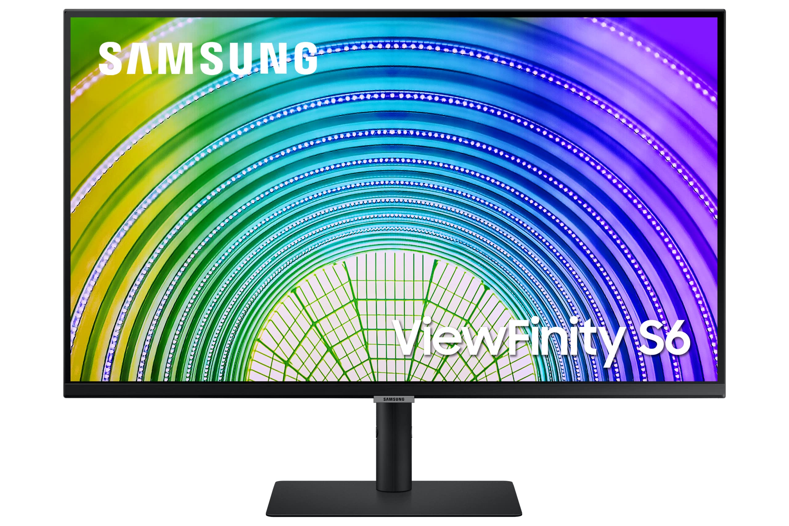 SAMSUNG 32-Inch Viewfinity QHD 2K Computer Monitor with Fully Adjustable Stand - 5ms Response, USB-C & HDMI Ports, HDR10 (Model LS32A60DUUNXGO) - Black | Perfect for Home Office, Gaming & Graphic Design (Canada Version)