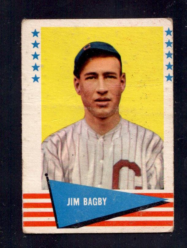 1961 Jim Bagby Fleer Baseball Greats #92 Red Sox Vintage Baseball Card - Perfect for Collectors, Sports Memorabilia Enthusiasts, and Baseball Fans Display
