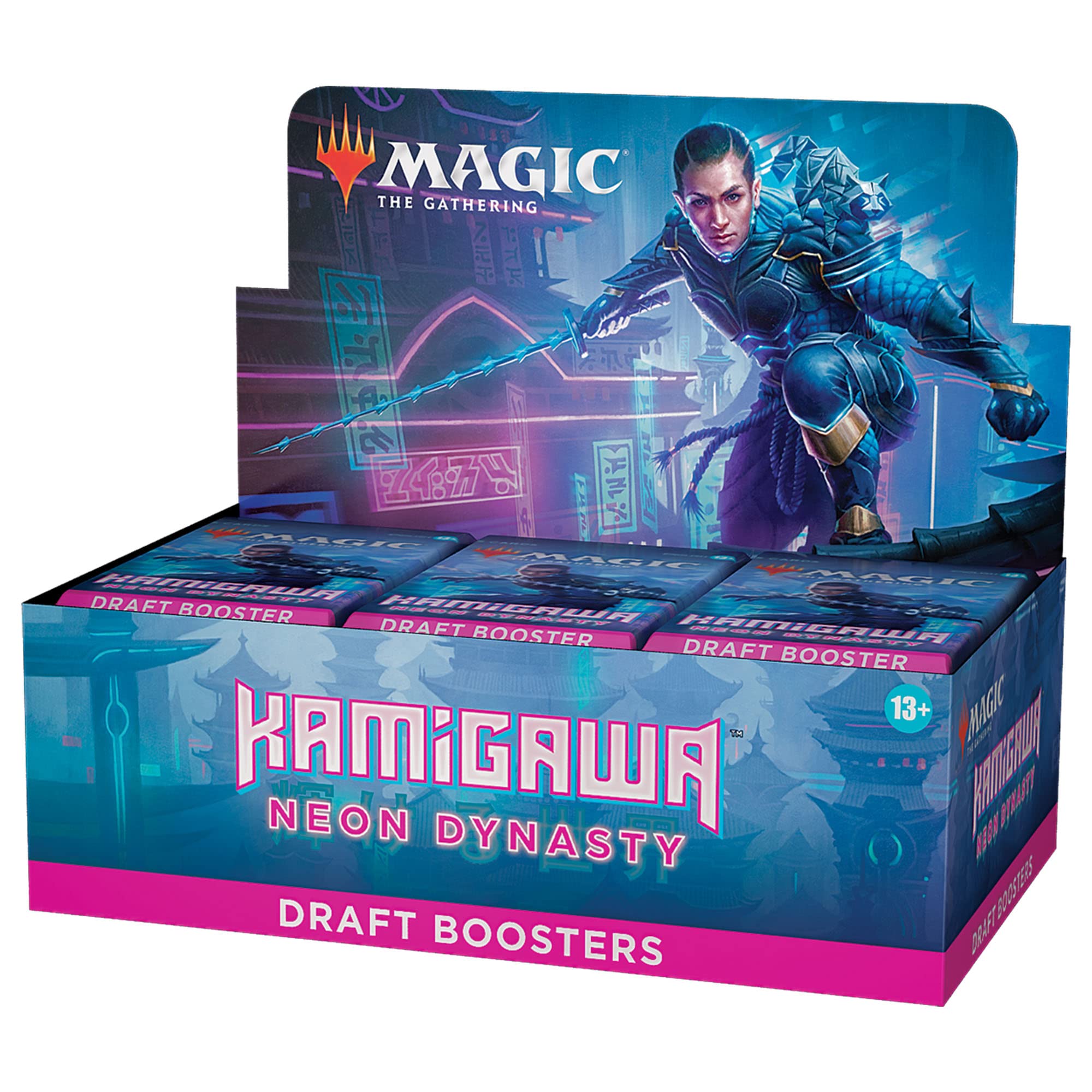 Magic: The Gathering Kamigawa: Neon Dynasty Draft Booster Box - 36 Packs (540 Cards) | MTG Collector's Edition, TCG Card Game | Perfect for Draft Tournaments & Deck Building