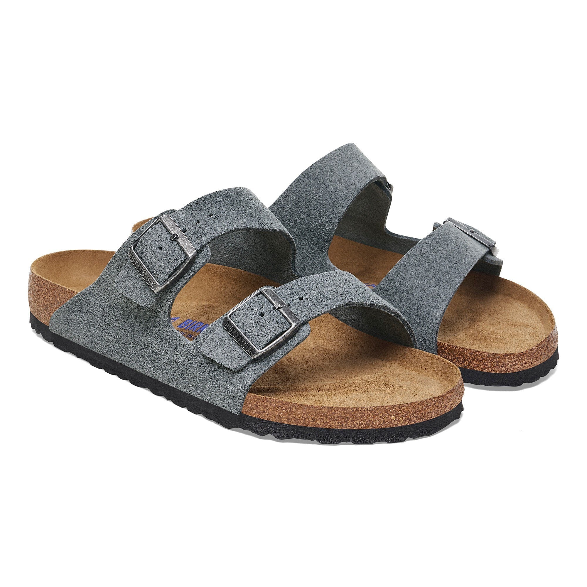 Arizona Soft Footbed Suede Leather Sandals for Men - Comfortable & Durable Casual Summer Shoes for Beach, Walking, and Outdoor Activities