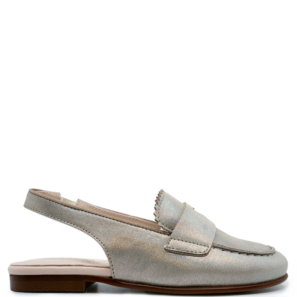 Beberlis Iridescent Heart Slingback Heels - Women's Chunky Block Heel Sandals for Party, Wedding & Date Night | Comfortable & Stylish Summer Shoes