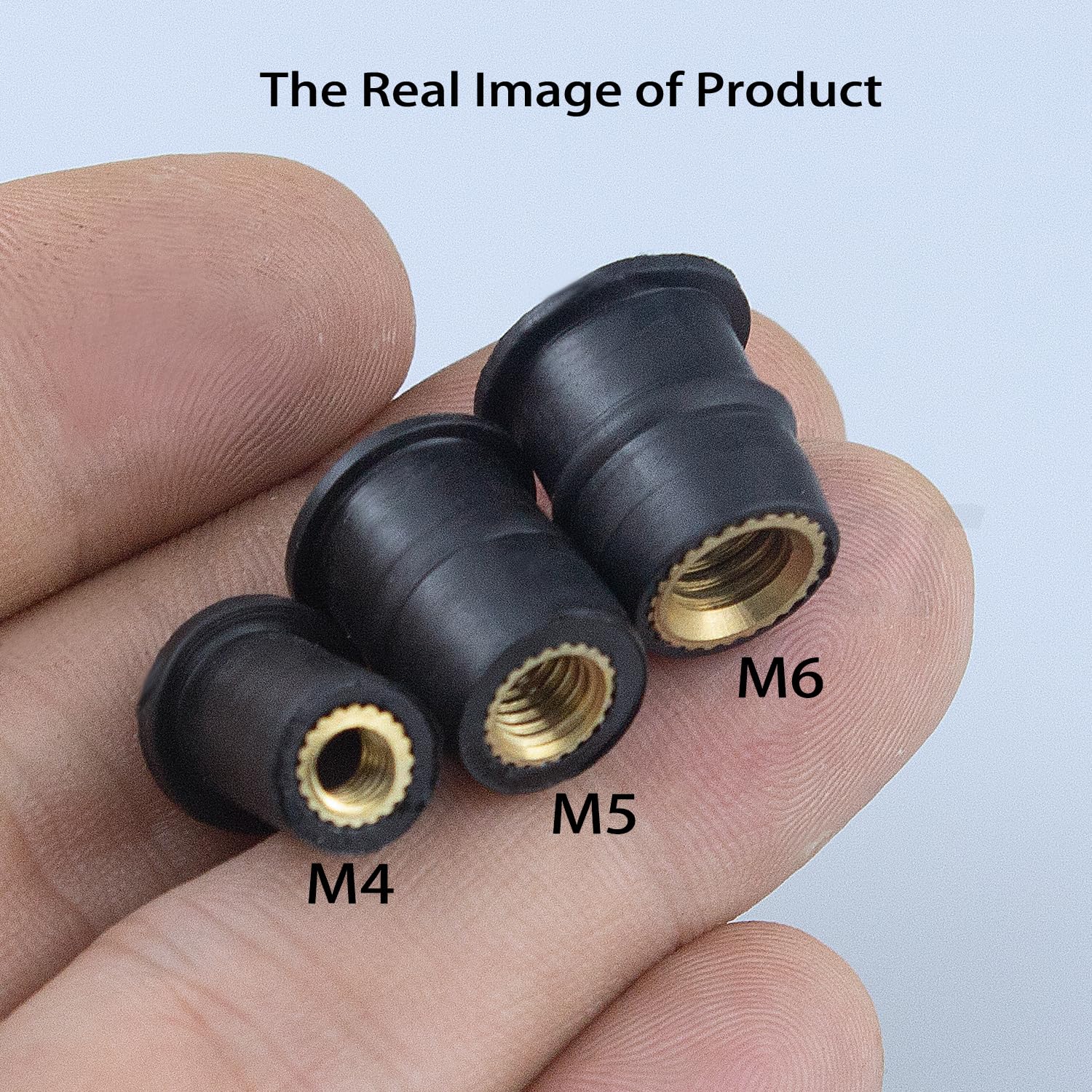 10Pcs M4 Well Nuts Fairing Fasteners - Universal Motorcycle Windshield Screws for Canoe, Boat & Kayak Accessories - Durable Fastening Solution for Watercraft & Bike Maintenance