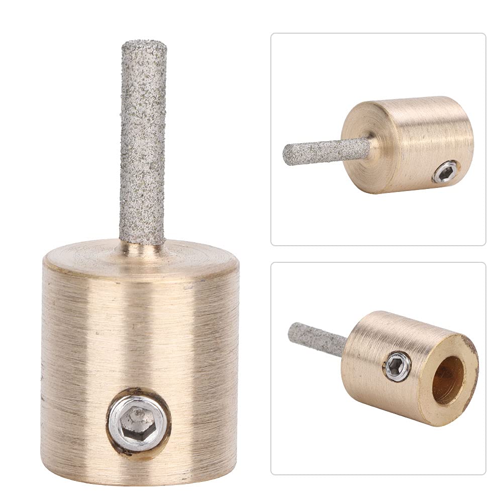 Glass Grinder Bit - Metal Grinding Bit with Ceramic Abrasive Head for Inland Glass Grinder & Repair Tools (MCB18) - Perfect for Stained Glass, Mosaic, and DIY Glass Art Projects